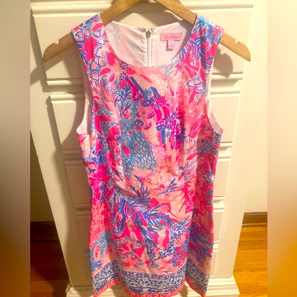 Lilly Pulitzer Coral Reed Shift Dress - Picture 1 of 5